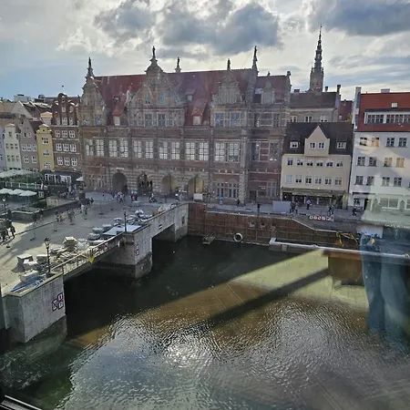 Apartament Chmielna Z Widokiem Na Rzeke Gdansk Exterior foto